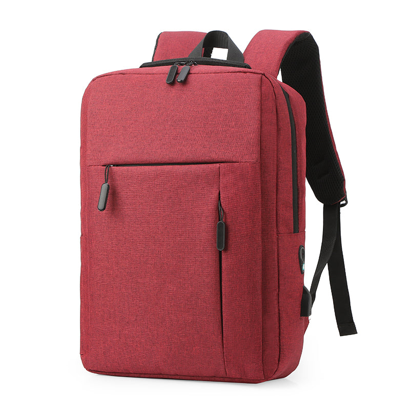 Premium Grey Fashion Backpack: Spacious, Durable, & Travel-Friendly – Free Your Hands for Daily Commute-2
